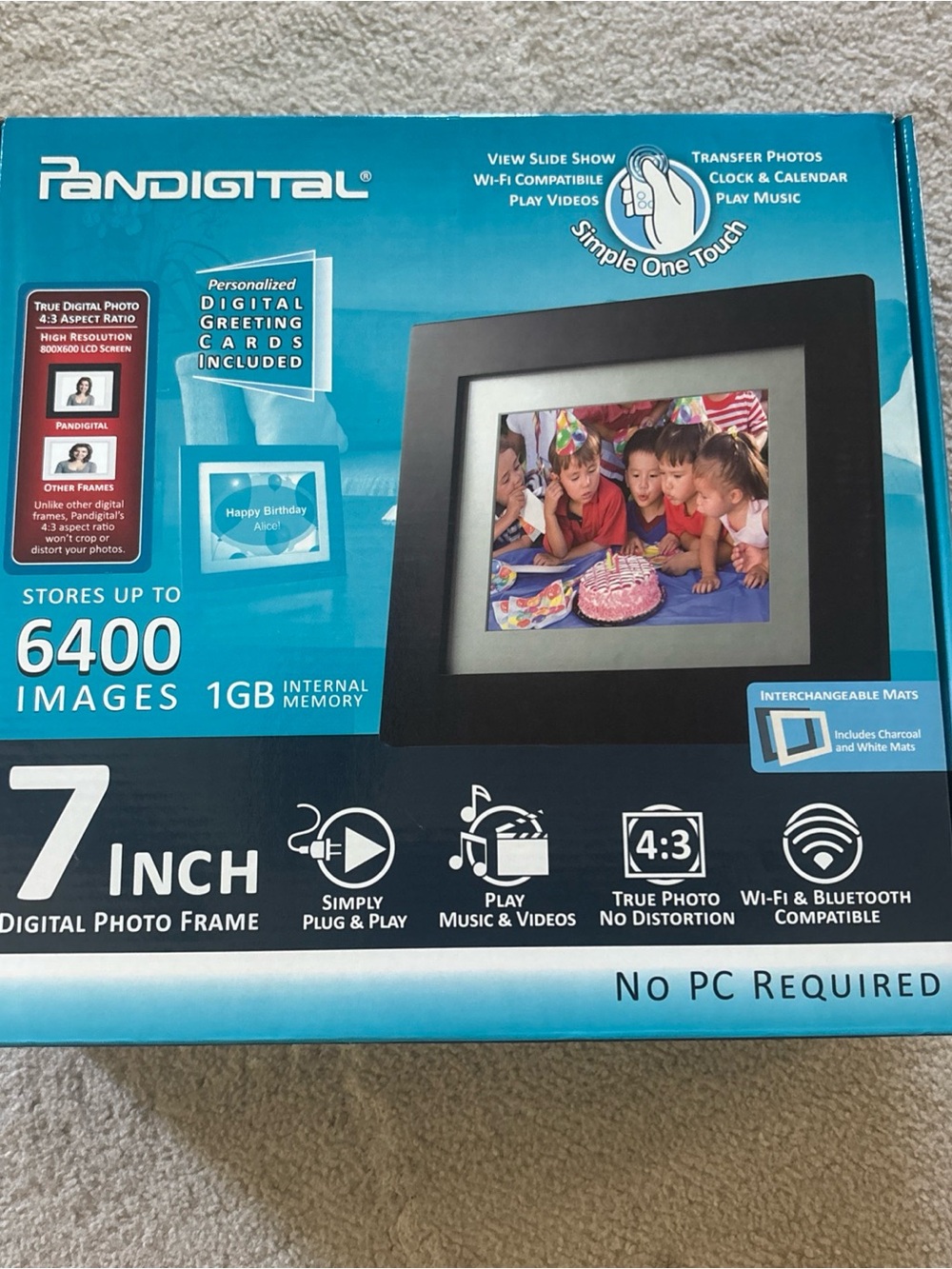 Pandigital 7" Digital Photo Frame
